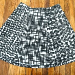 Plus Size AVA & VIV Flare Skirt B/W